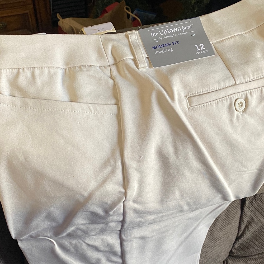 Uptown Women's Straight Leg Pants - Cream